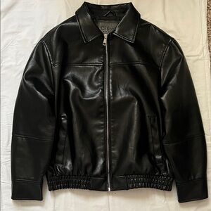 Women's Black Leather Jacket